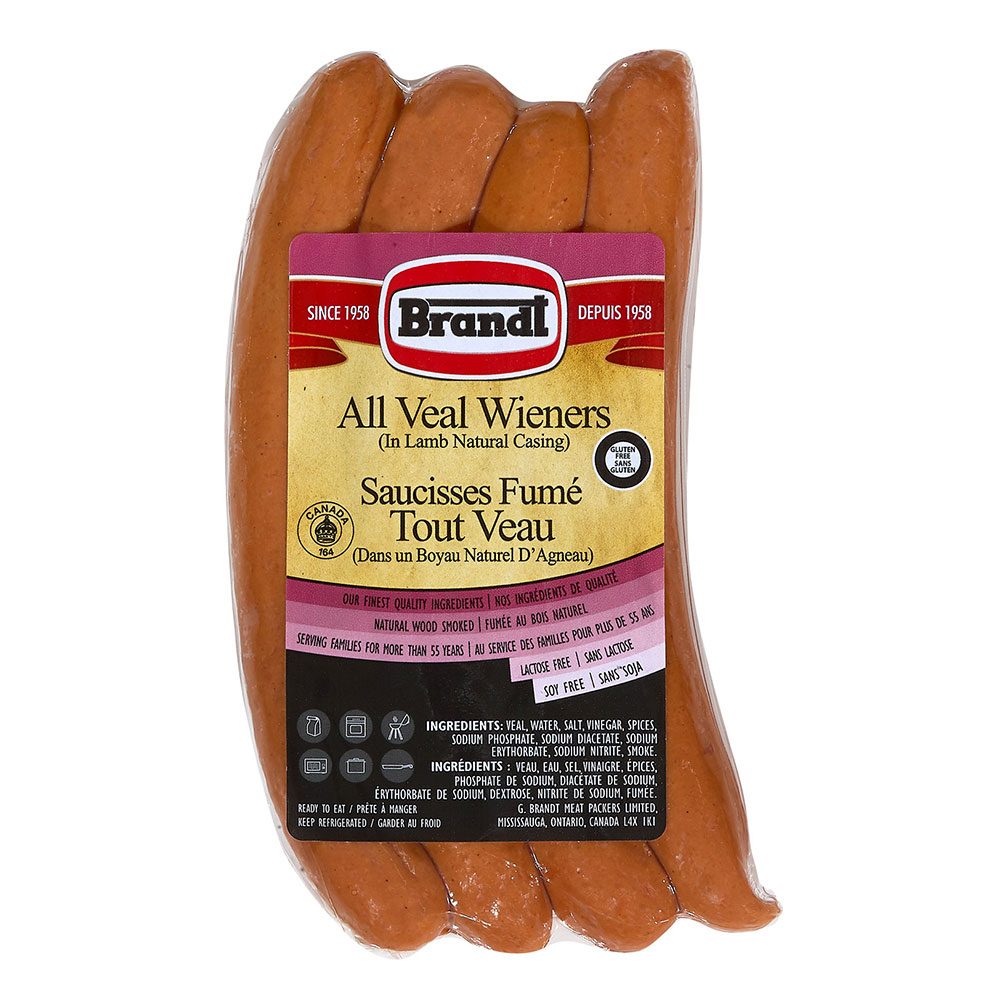 All Veal Wieners  225&nbsp;g